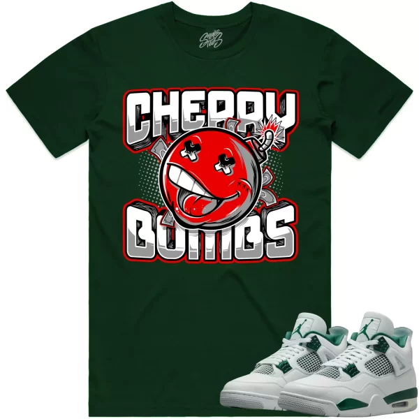 Jordan 4 Oxidized Green 4s Shirt to Match - RED CHERRY BOMBS Jezsport.com