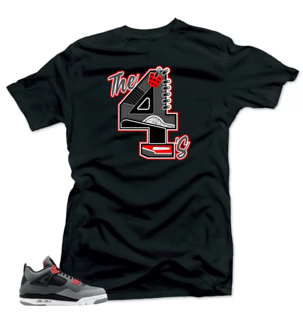 Shirt To Match Jordan 4 Infrared Volt -The 4's Sneaker Match Shirts Jezsport.com