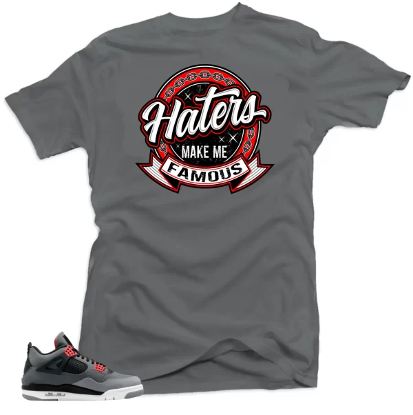 Shirt To Match Jordan 4 Infrared Volt - Haters Match Shirts Jezsport.com