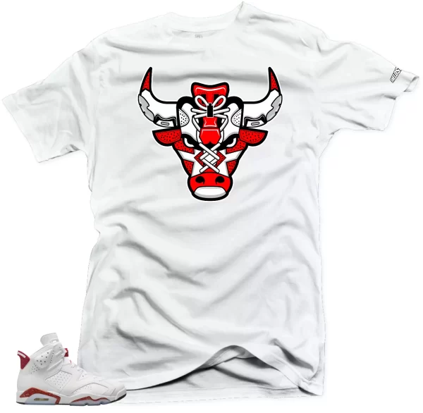 Shirt to Match Jordan 6 Red Oreo Sneakers - Bull Tees Jezsport.com