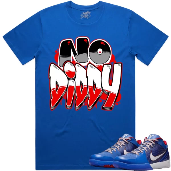 Kobe 4 Philly 4s Shirt to Match - RED NODIDDY Jezsport.com