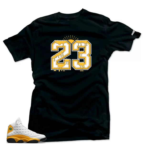 Shirt To Match Jordan 13 Del Sol -Dripping 23 Sneaker Tees Jezsport.com