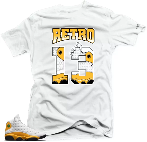 Shirt To Match Jordan 13 Del Sol -Retro 13 Sneaker Tees Jezsport.com