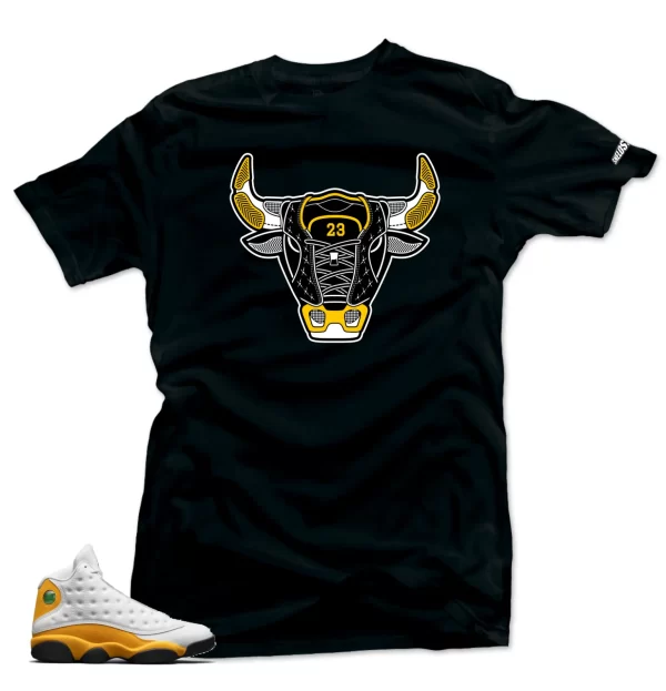 Shirt To Match Jordan 13 Del Sol -Bull 13 Sneaker Tees Jezsport.com