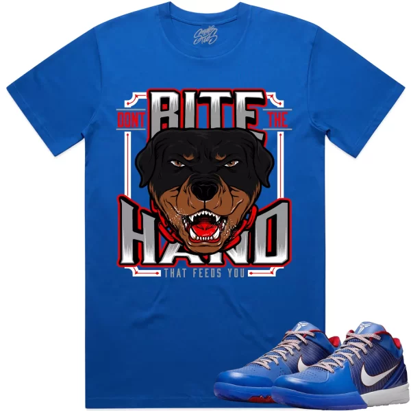 Kobe 4 Philly 4s Shirt to Match - RED DONT BITE Jezsport.com