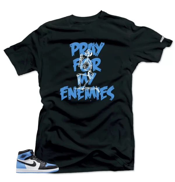 Shirt To Match Jordan 1 UNC Toe Enemies Sneaker tee Jezsport.com