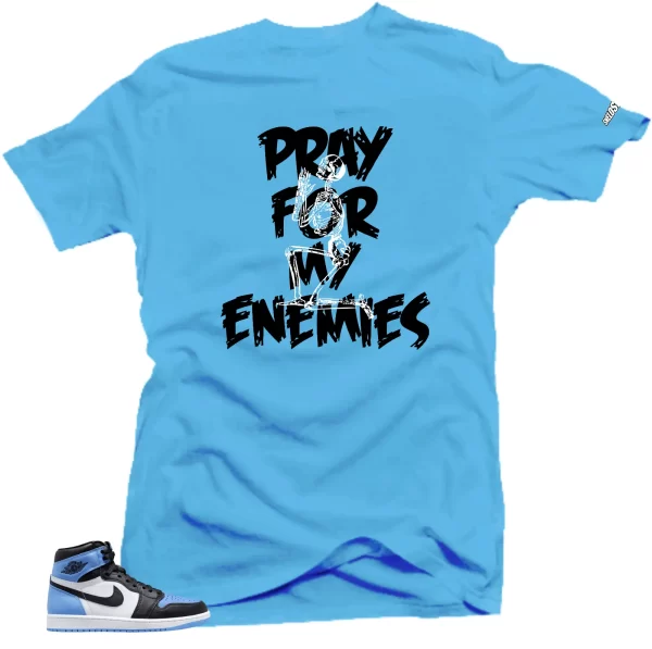 Shirt To Match Jordan 1 UNC Toe Enemies Sneaker tee Jezsport.com