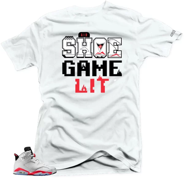 Shirt To match Air Jordan Retro 7 Infrared Shoe Game Lit Sneaker Tees Jezsport.com