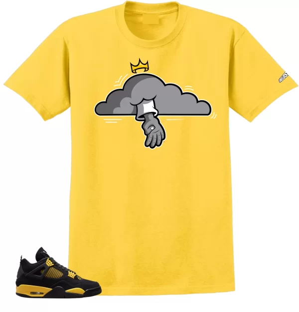 Shirt To Match Jordan 4 Retro Thunder 4 Match Sneaker Shirts Jezsport.com