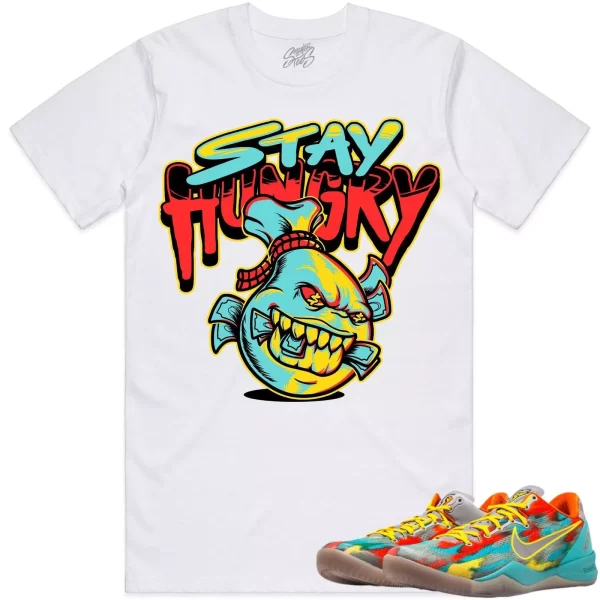 Kobe 8 Venice 8s Shirt to Match - VENICE STAY HUNGRY Jezsport.com