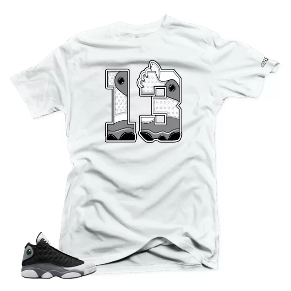 Shirt To Match Jordan 13 Retro Black Flint 13 Sneaker tee Jezsport.com