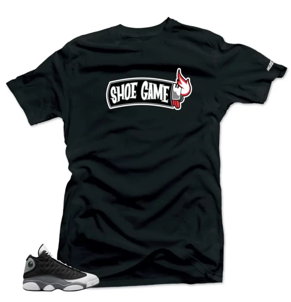 Shirt To Match Jordan 13 Retro Black Flint Shoe Game Lit Sneaker tee Jezsport.com