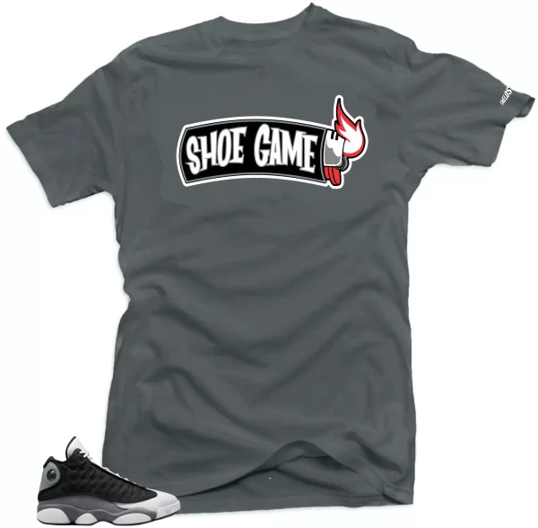 Shirt To Match Jordan 13 Retro Black Flint Shoe Game Lit Sneaker tee Jezsport.com