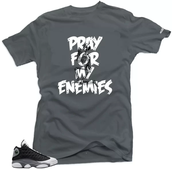 Shirt To Match Jordan 13 Retro Black Flint Enemies Sneaker tee Jezsport.com