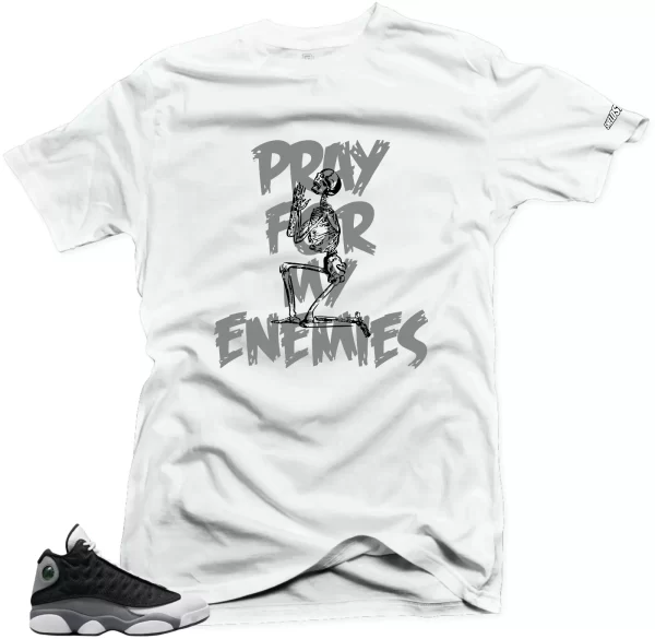 Shirt To Match Jordan 13 Retro Black Flint Enemies Sneaker tee Jezsport.com