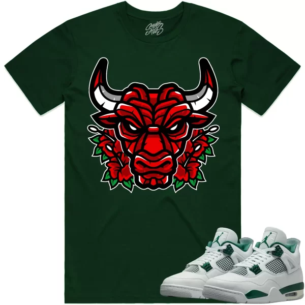 Jordan 4 Oxidized Green 4s Shirt to Match - RED BULLY ROSES Jezsport.com