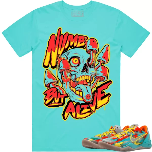 Kobe 8 Venice 8s Shirt to Match - VENICE NUMB BUT ALIVE Jezsport.com