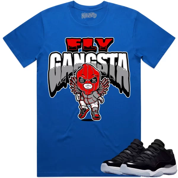 Jordan 11 Low Space Jam 11s Shirt to Match - RED FLY GANGSTA Jezsport.com