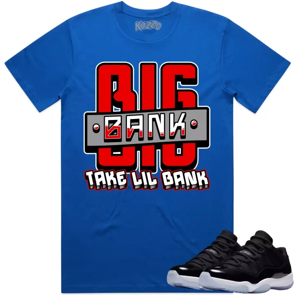 Jordan 11 Low Space Jam 11s Shirt to Match - RED BIG BANK Jezsport.com