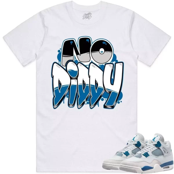 Jordan 4 Military Blue 4s Shirt to Match - MILITARY BLUE NODIDDY Jezsport.com