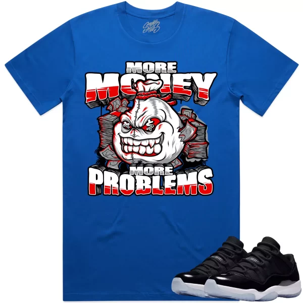 Jordan 11 Low Space Jam 11s Shirt to Match - RED MORE PROBLEMS Jezsport.com