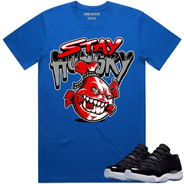 Jordan 11 Low Space Jam 11s Shirt to Match - RED STAY HUNGRY Jezsport.com