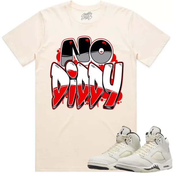 Jordan Retro 5 Sail 5s Shirt to Match - RED NODIDDY Jezsport.com