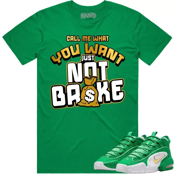 Penny 1 Stadium Green 1s Shirt to Match - GOLD METALLIC NOT BROKE Jezsport.com