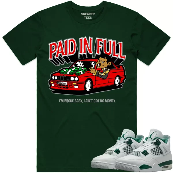 Jordan 4 Oxidized Green 4s Shirt to Match - RED PAID Jezsport.com