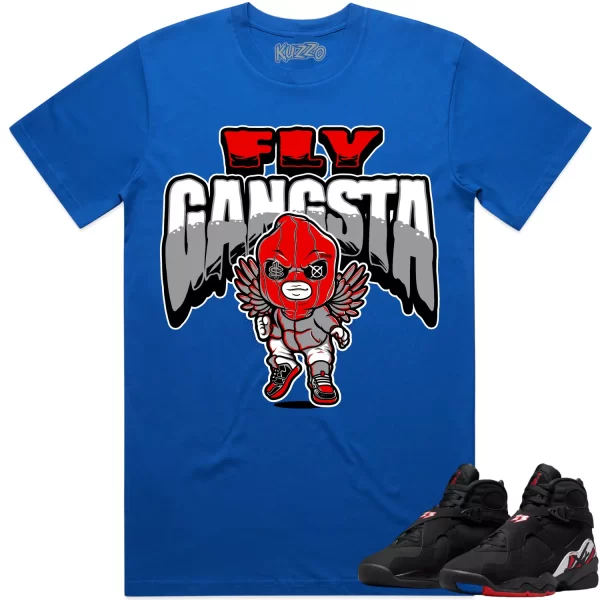 Jordan 8 Playoff 8s Shirt to Match - RED FLY GANGSTA Jezsport.com