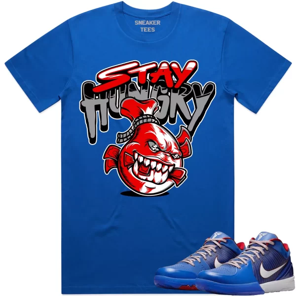 Jordan 8 Playoff 8s Shirt to Match - RED STAY HUNGRY Jezsport.com