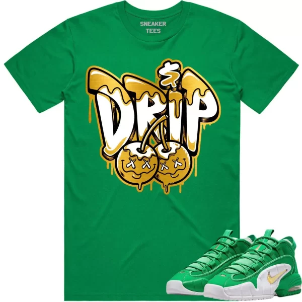 Penny 1 Stadium Green 1s Shirt to Match - GOLD METALLIC MONEY DRIP Jezsport.com