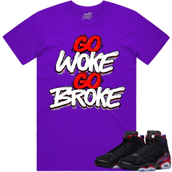 Jordan MVP Raptors Shirt to Match - RED GO WOKE GO BROKE Jezsport.com