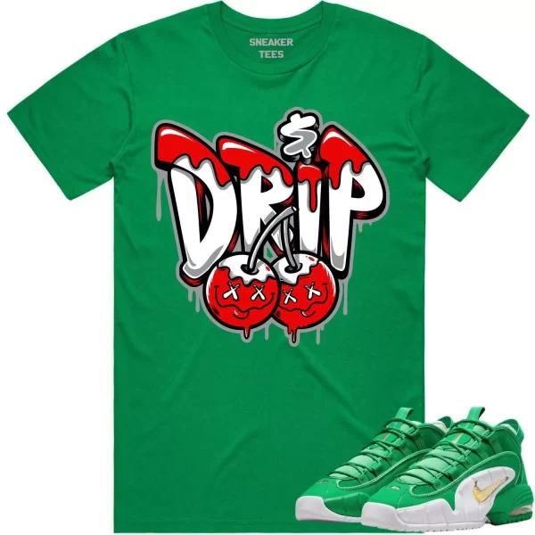 Penny 1 Stadium Green 1s Shirt to Match - RED MONEY DRIP Jezsport.com