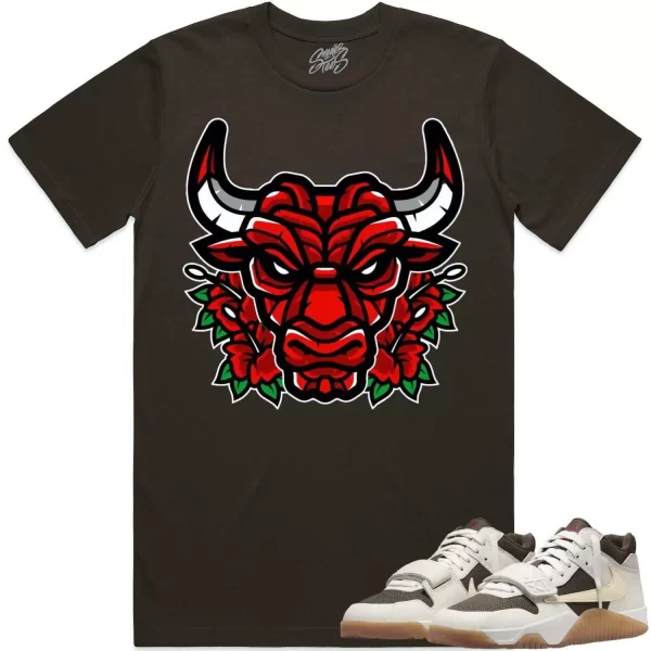 Travis Scott x Jordan Jumpman Jack Sail Shirt to Match - BULLY ROSES Jezsport.com