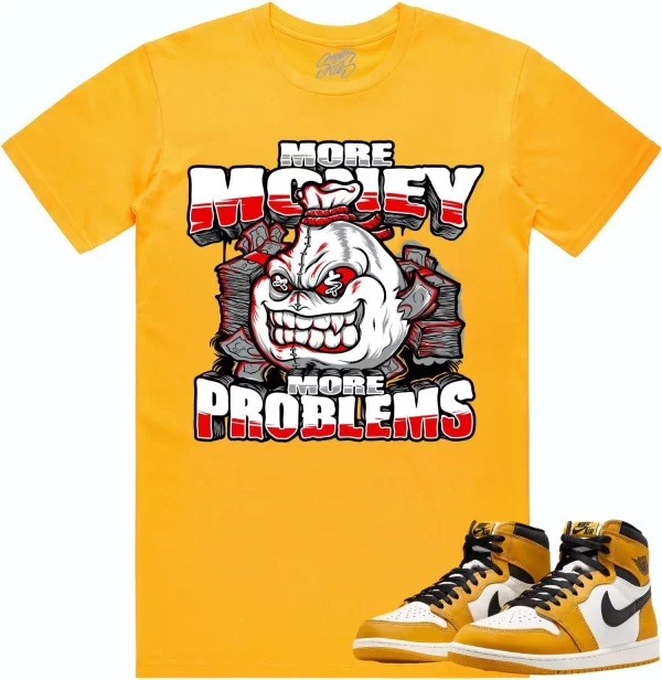 Jordan 1 Yellow Ochre 1s Shirt to Match - RED MORE PROBLEMS Jezsport.com