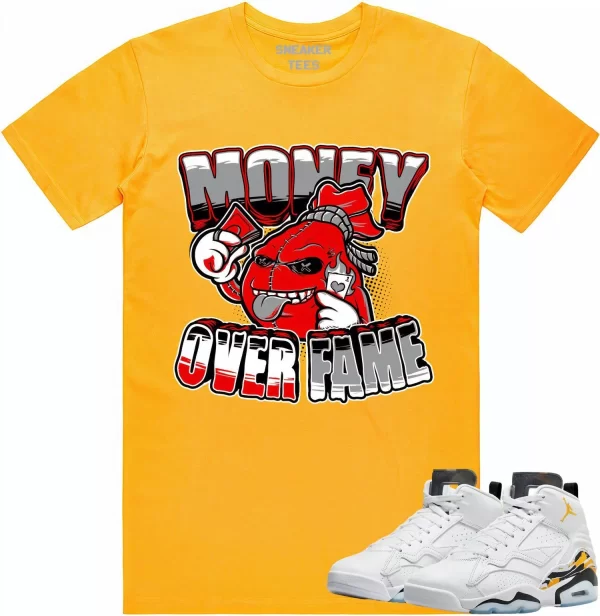 Jordan MVP 678 Yellow Ochre Shirt to Match - RED MOF Jezsport.com