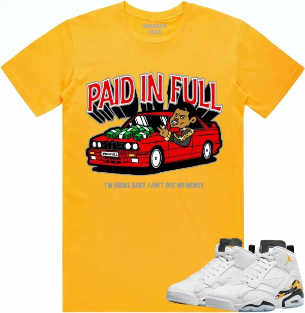 Jordan MVP 678 Yellow Ochre Shirt to Match - RED PAID Jezsport.com