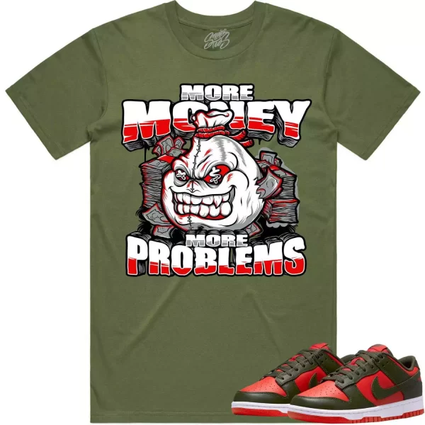 Mystic Red Dunks Shirt to Match - RED MORE PROBLEMS Jezsport.com