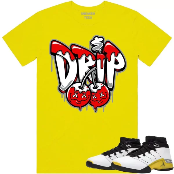 Jordan 17 Lightning 17s Shirt to Match - RED MONEY DRIP Jezsport.com