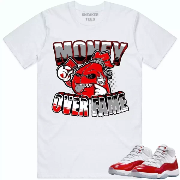 Jordan 11 Cherry 11s Shirt to Match - RED MOF Jezsport.com