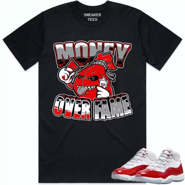 Jordan 11 Cherry 11s Shirt to Match - RED MOF Jezsport.com