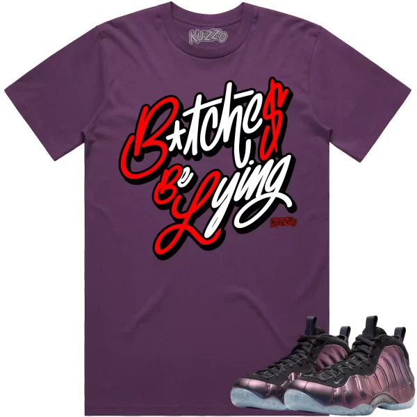 Eggplant Foamposites Shirt to Match - RED BBL Jezsport.com