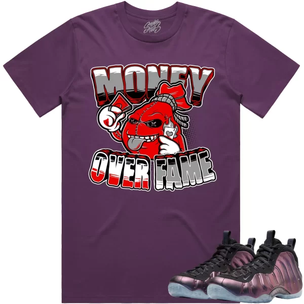 Eggplant Foamposites Shirt to Match - RED MOF Jezsport.com