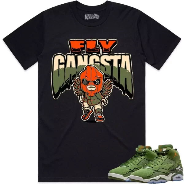 Jordan MVP Olive Sky J Shirt to Match - CELADON FLY GANGSTA Jezsport.com