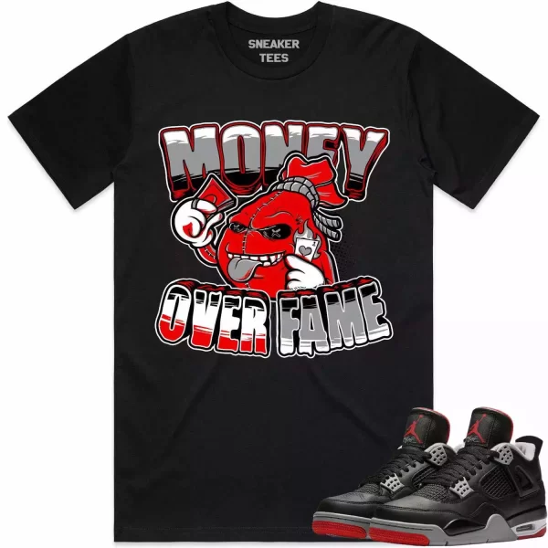 Jordan 4 Bred Reimagined 4s Shirt to Match - RED MOF Jezsport.com