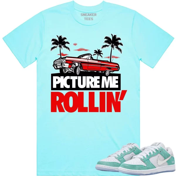 April Dunks Shirt to Match - RED PICTURE ME ROLLIN Jezsport.com