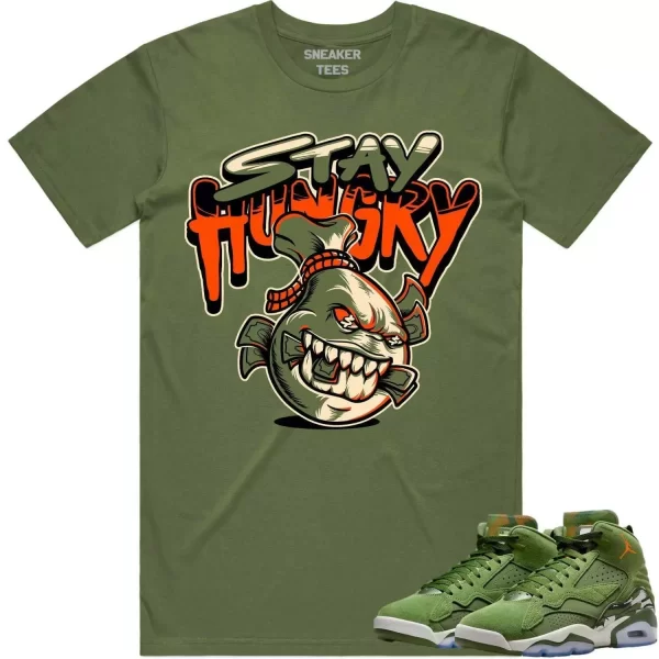 Jordan MVP 678 Sky J Olive Shirt to Match - CELADON STAY HUNGRY Jezsport.com