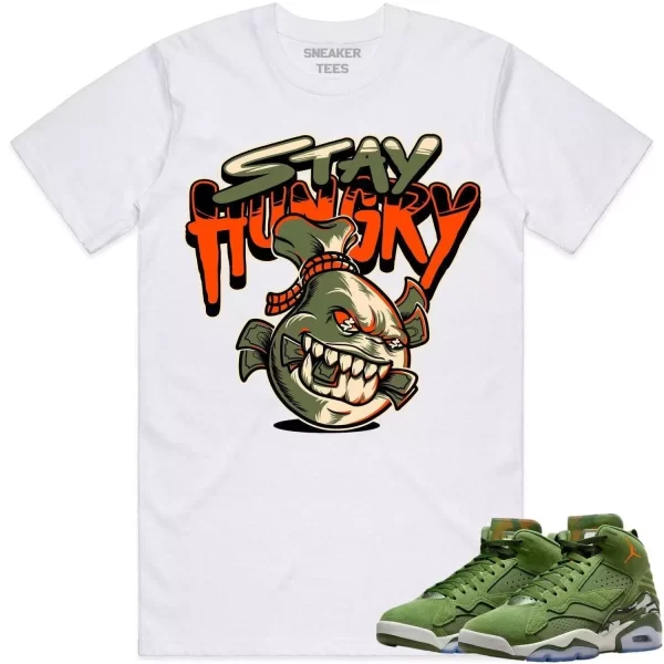 Jordan MVP 678 Sky J Olive Shirt to Match - CELADON STAY HUNGRY Jezsport.com