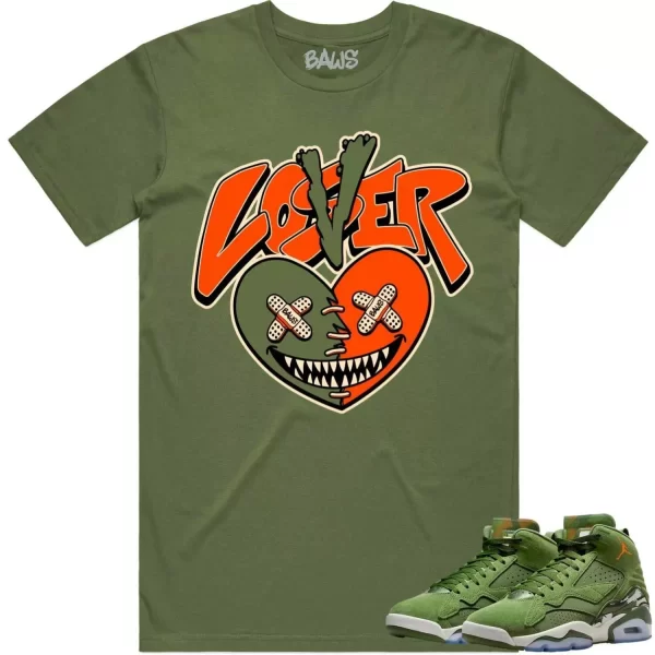 Jordan MVP 678 Sky J Olive Shirt to Match - CELADON LOVER LOSER BAWS Jezsport.com